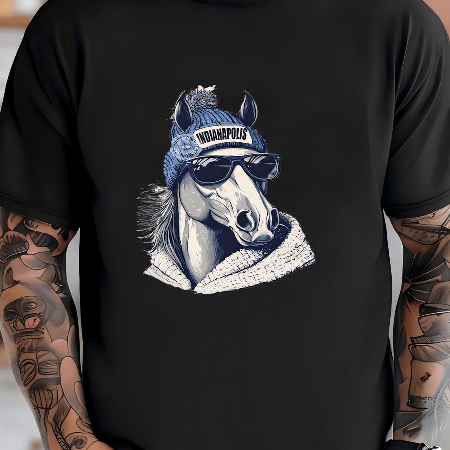 Vintage Apolis Mascot Sweatshirt: Football Spirit Crewneck, Colt Sports Gear T-shirt