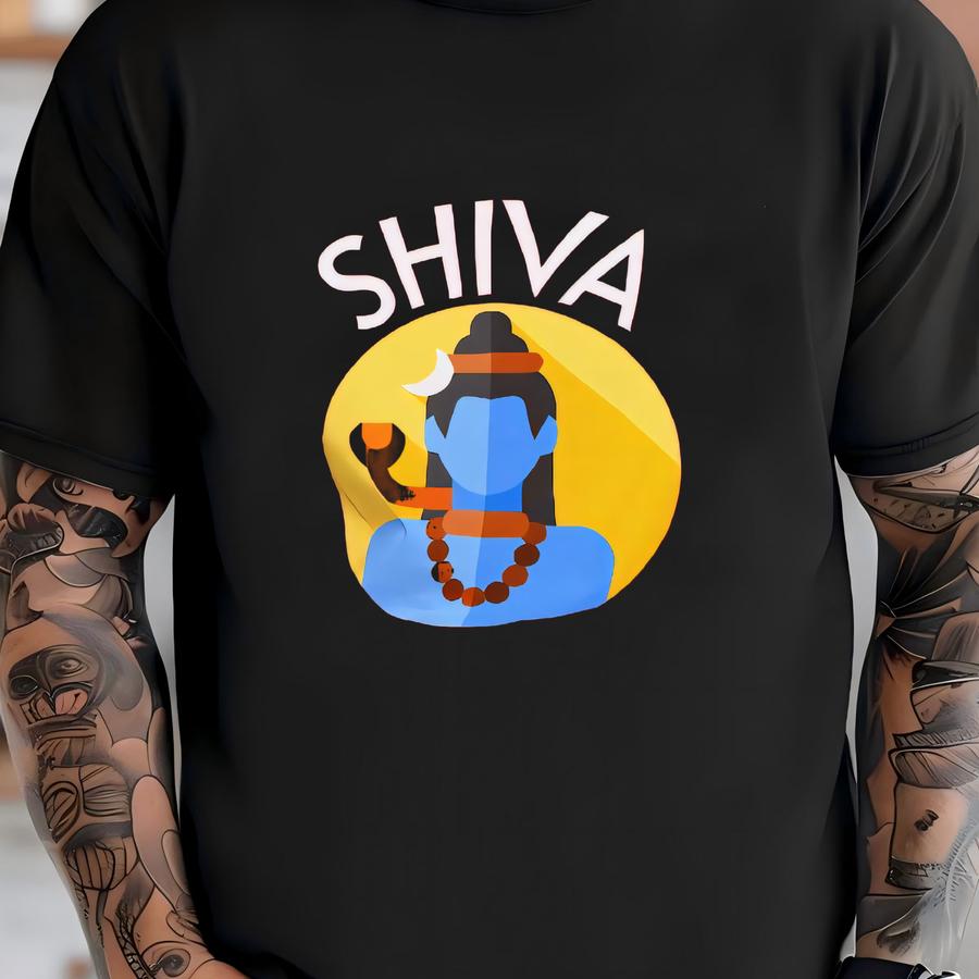 Shiva Graphic Tee: Unisex Softstyle Spiritual Hoodie T-shirt