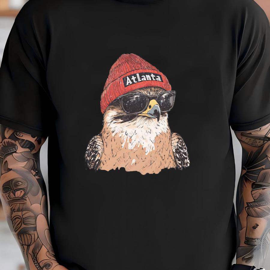 Atlanta Football Hoodie, Vintage Sports Fan Apparel, Game Day Gift, Unisex Atlanta Hoodie, Atlanta Football Fan Gear T-shirt