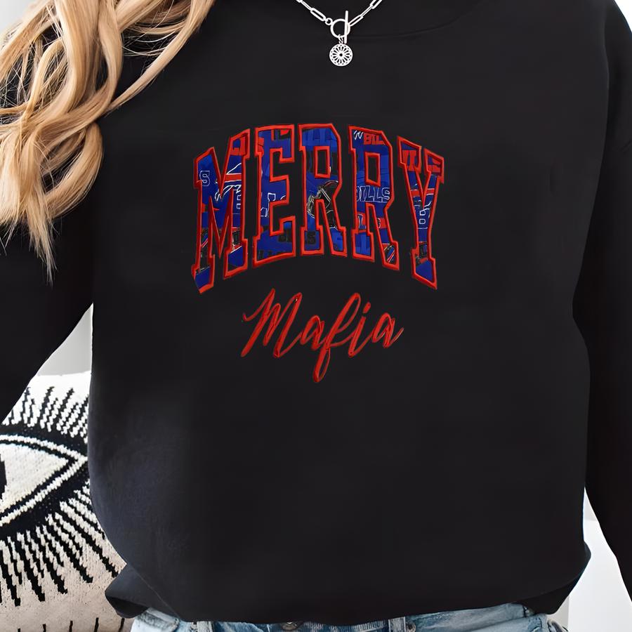 Christmas Sweatshirt For Game Day Bills Fan Pullover For Girlfriend For Christmas Gift Handmade Buffalo Shirt To Tailgate Sweatshirt Christmas Sweatshirt For Game Day Bills Fan Pullover For Girlfriend For Christmas Gift Handmade Buffalo Shirt To Tailgate Sweatshirt