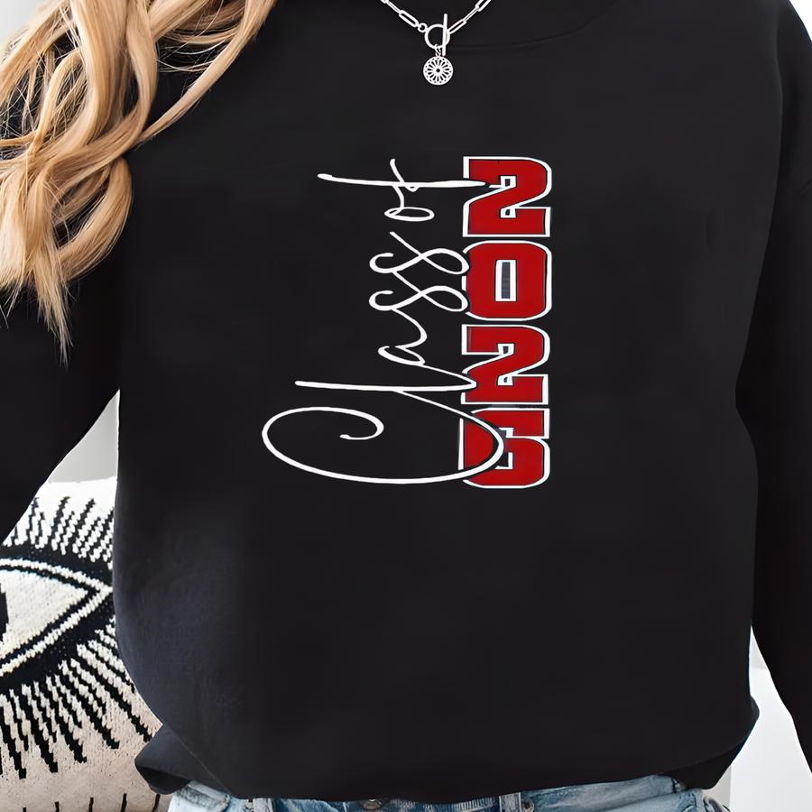 Custom Senior Name 2026 Tshirt,personalized Class Of 2026 Shirt,high School Graduation Gift,coquette Family Graduate 2026 Tee Sweatshirt