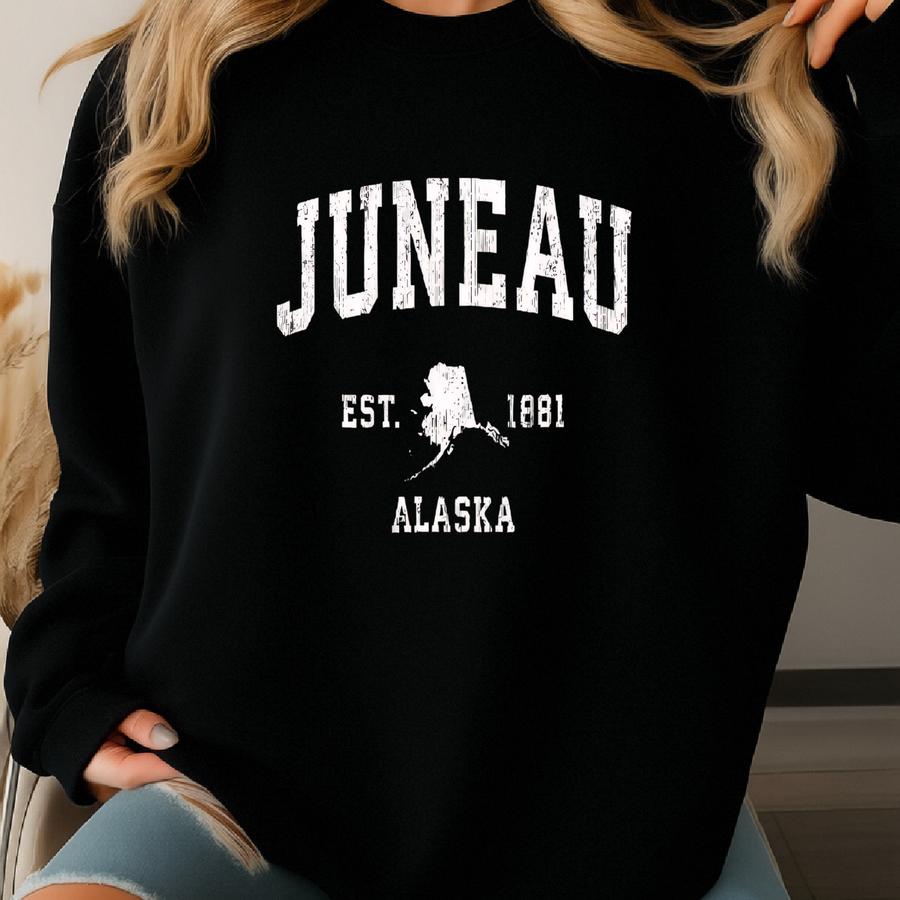 ® T-shirt, Juneau Alaska Shirt, Alaska Travel Shirt, Juneau Gift, Alaska Sweatshirt, Vacation Shirt, Alaska Souvenir Tee Sweatshirt