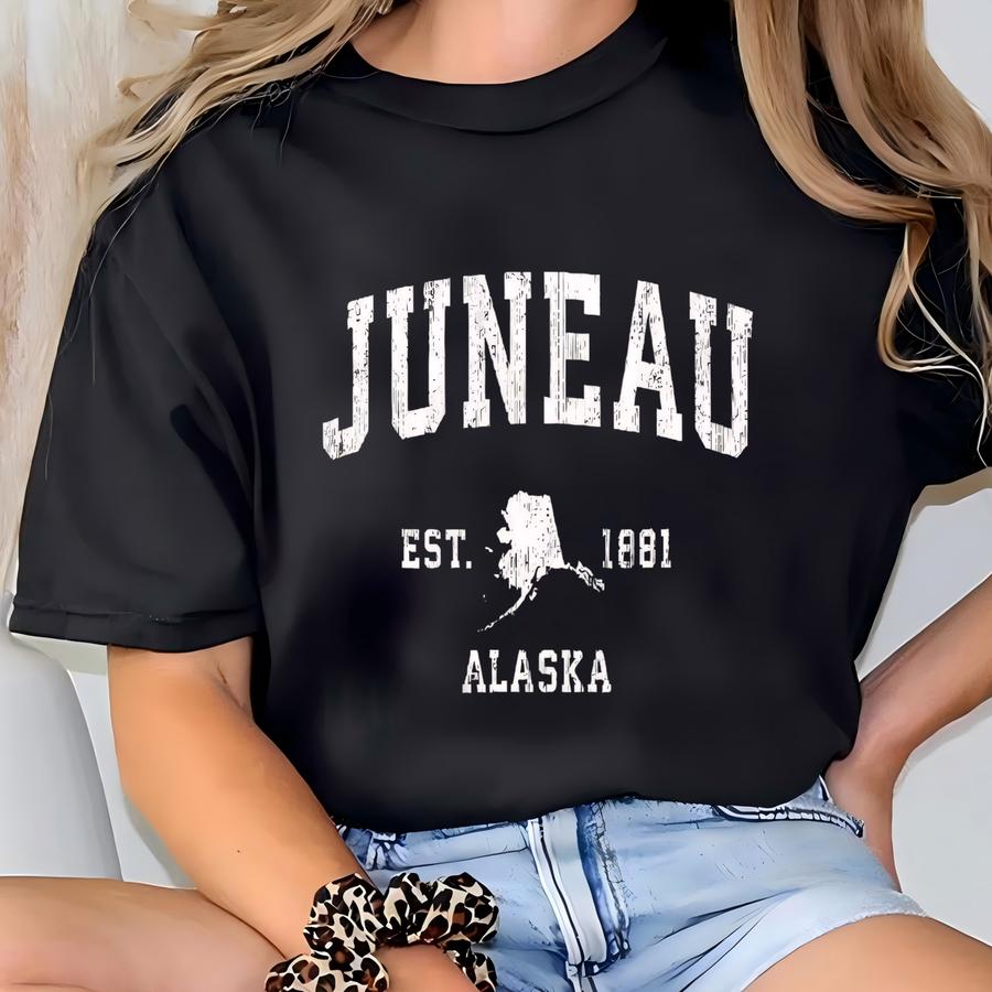 ® Hoodie, Juneau Alaska Shirt, Alaska Travel Shirt, Juneau Gift, Alaska Sweatshirt, Vacation Shirt, Alaska Souvenir Tee T-shirt