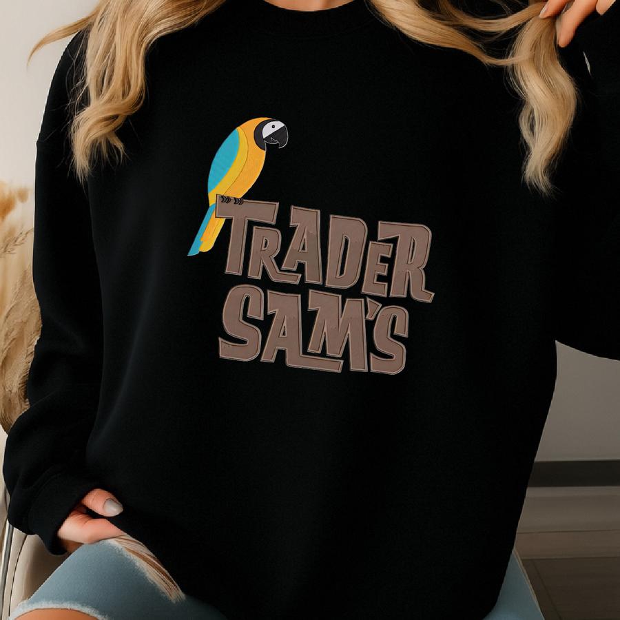 Trader Sam's Grog Grotto Sweatshirt: Wdw Resort Polynesian Parrot Sweatshirt