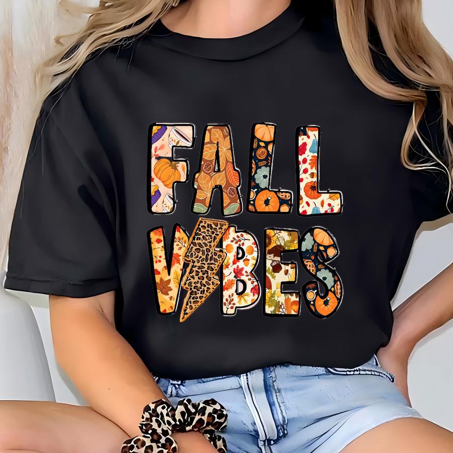 Fall Vibes Sweatshirt, Pumpkin Season Sweater, T-shirt