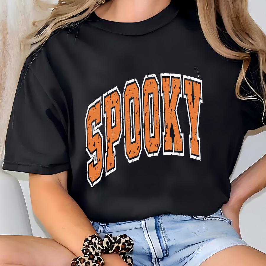 Spooky Season Shirt, Retro Spooky Shirt, Spooky Halloween Shirt, Vintage Halloween Shirt, Fall Vibes Shirt,cozy Season Shirt,cute Fall Shirt T-shirt