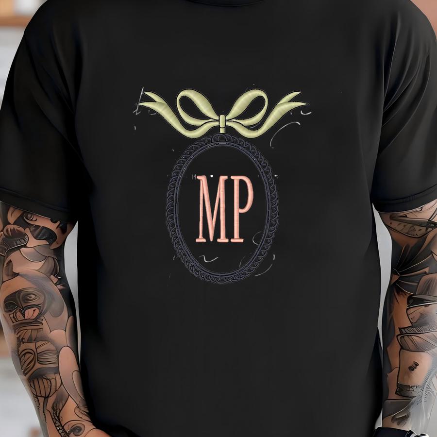 Bow Monogram Frame Y Download (5 Inch) T-shirt