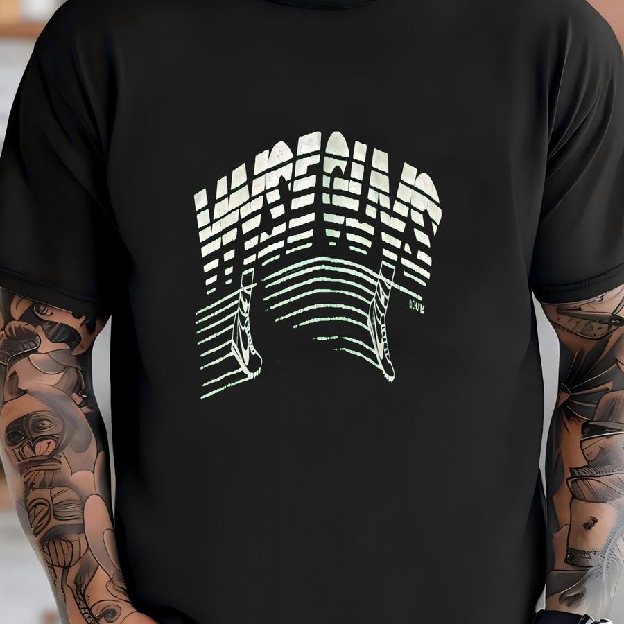 Vintage 1980s Wyseguys Running Club Russell Made In Usa Graphic Green Tank Top Shirt (fits Size Adult Small) T-shirt