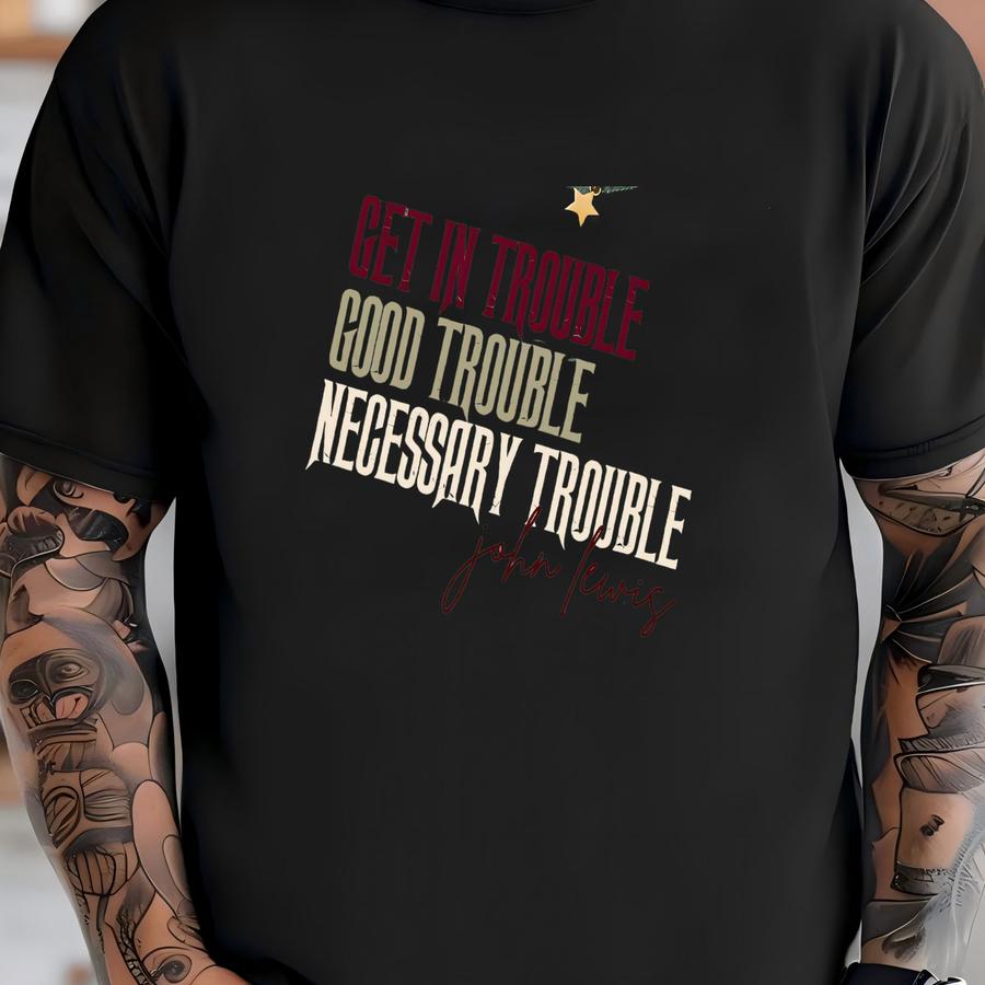 Getting In Good Trouble – Senator Cory Booker Filibuster Justice Equality Civil Rights Voting Rights Activism Political Anti- T-shirt
