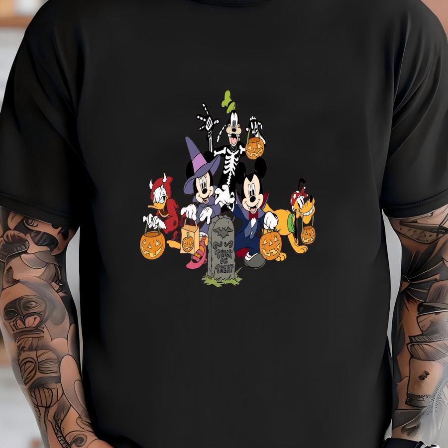 ® Halloween Shirt, Spooky Mouse And Friends Shirt, Boo Halloween Shirt, Spooky Shirt, Pumpkin Shirt T-shirt