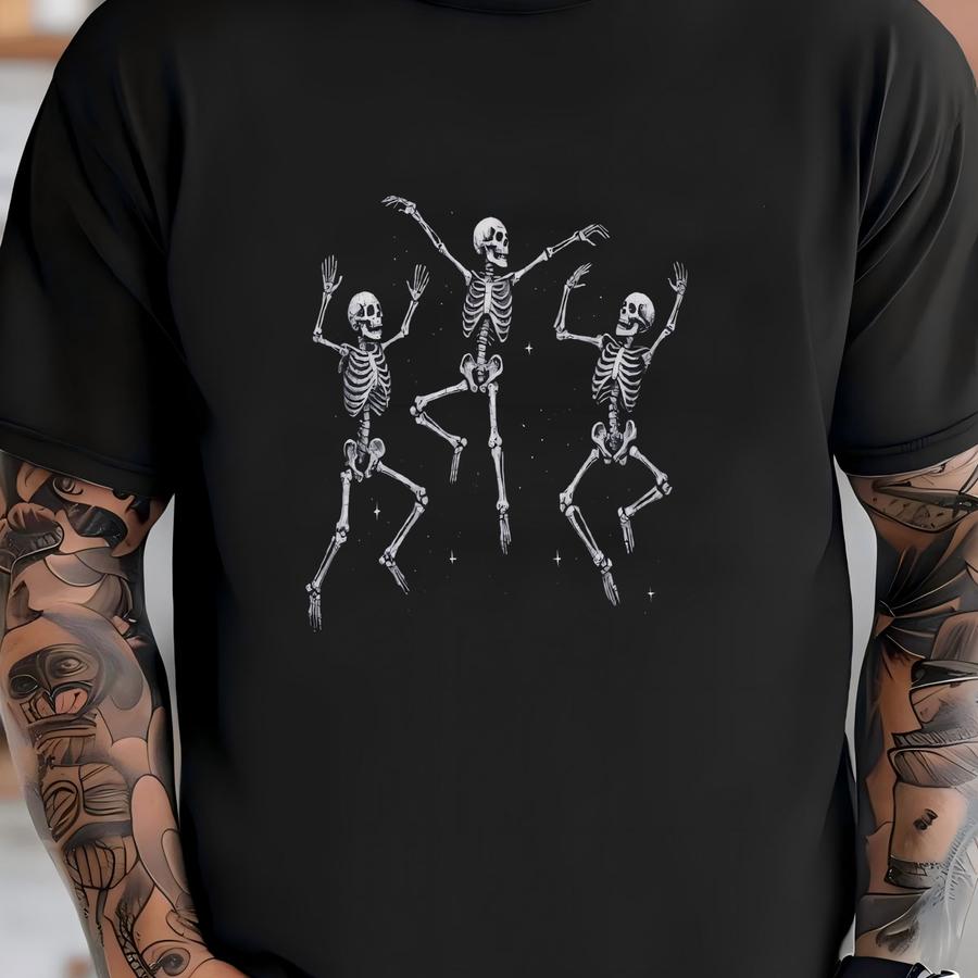 Skeleton Hoodie,skeleton Sweater,dancing Skeletons Hoodie,halloween Hoodie T-shirt