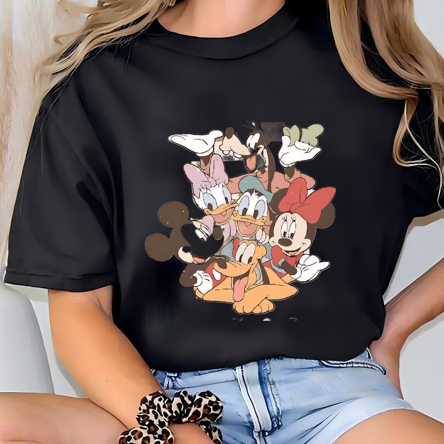 ® Custom And Co Shirt Checkered And Friends Shirt, Shirt Retro Vacation Shirt Matching Family Tees T-shirt