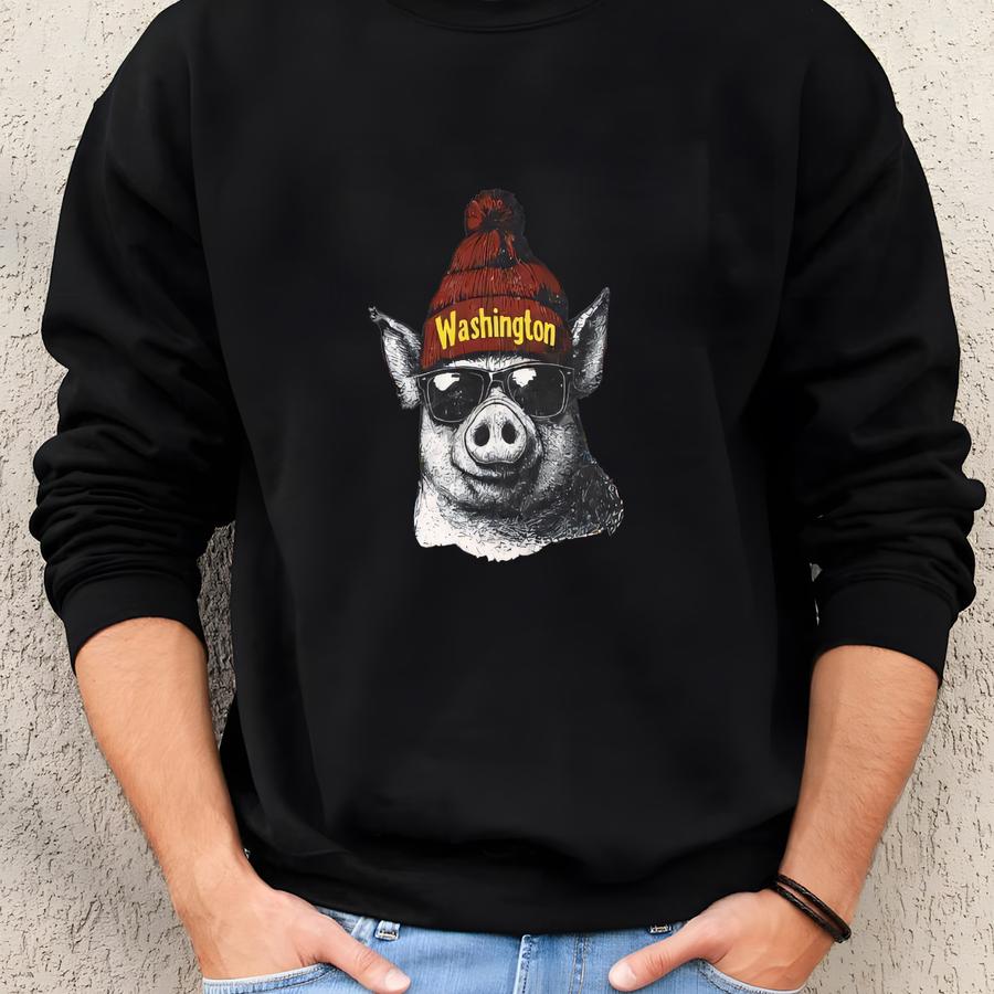 Washington Football Mascot Comfort Color Shirt, Commander Spirit Animal, Game Day Shirt, Tailgate Fan Gear, Unisex Commander Gift, Kids Tee Sweatshirt