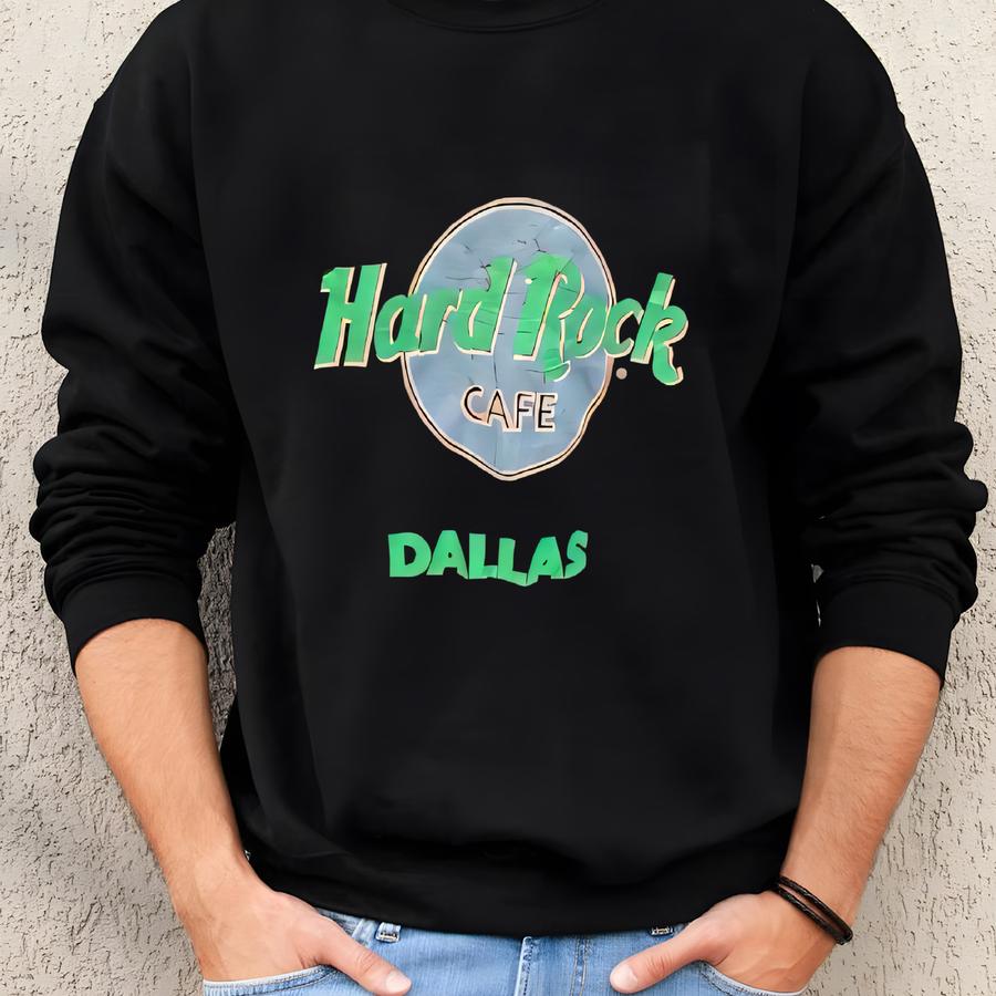 Vintage  Texas Short Sve Black L Single Stitch T-shirt Sweatshirt