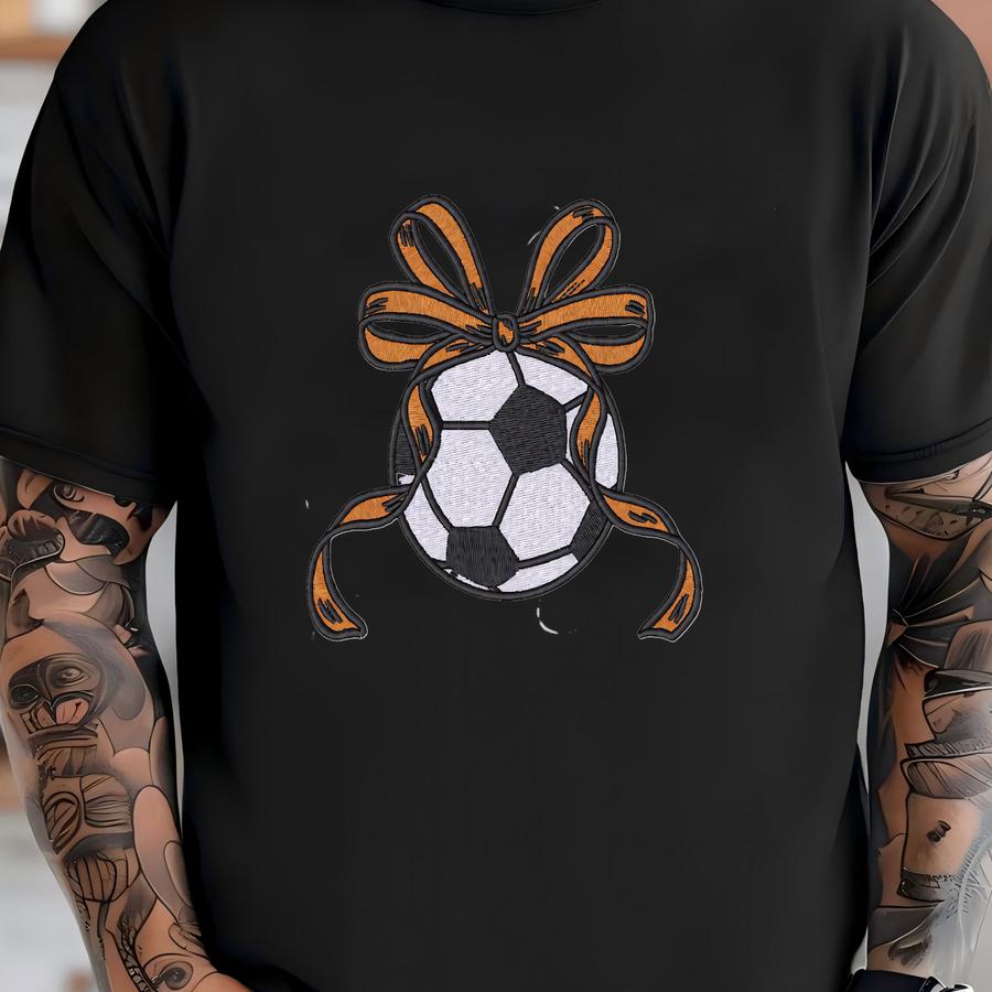 Soccer Ball With Bow Y Download (3in, 4in, 5in) T-shirt