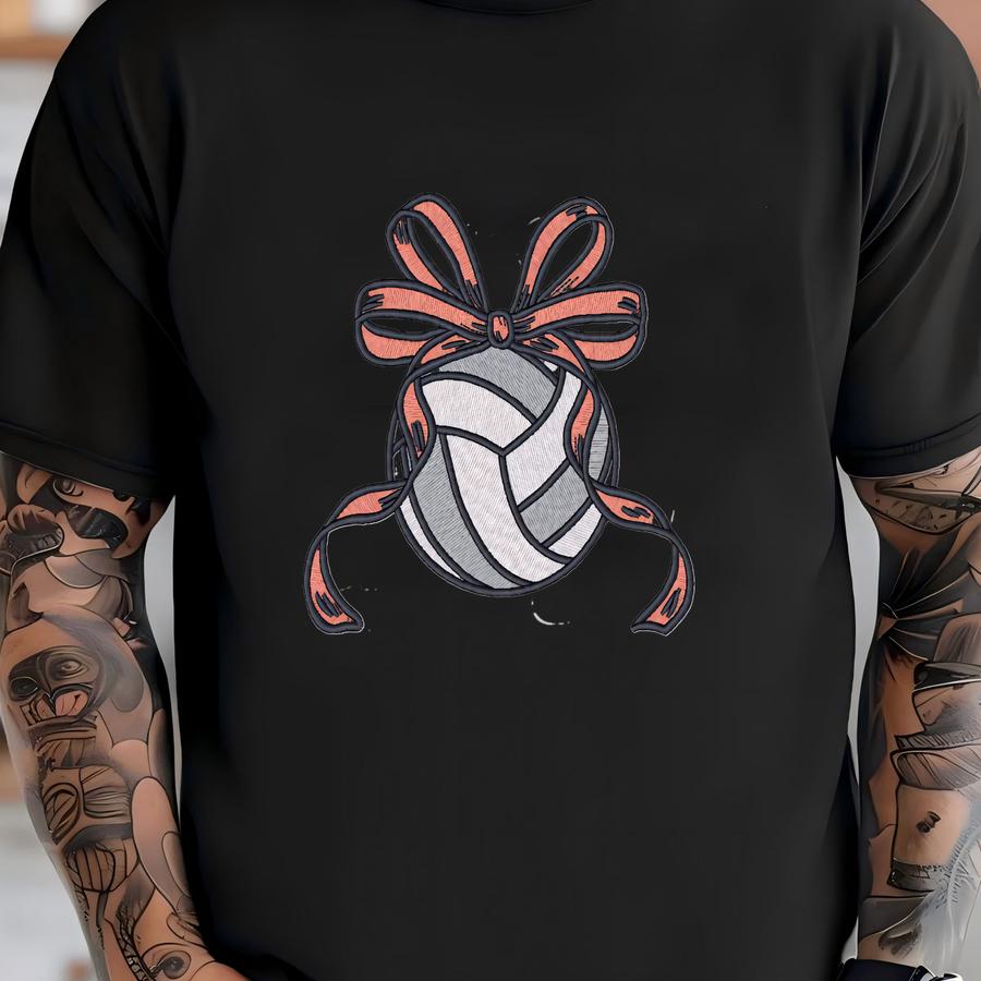 Volleyball With Bow Y Download (3in, 4in, 5in) T-shirt