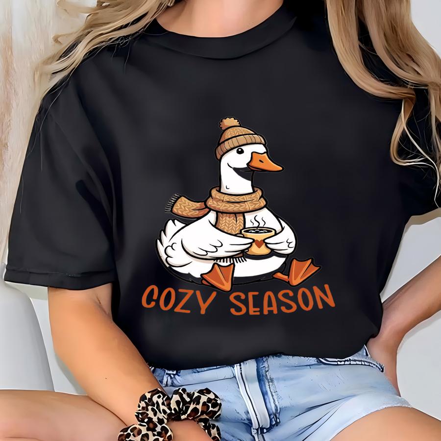 Cozy Season Sweatshirt, Retro Fall Sweatshirt, Get Cozy Sweatshirt, Womens Fall Sweaters, Fall Graphic Tee, Women Fall Shirt,sweater Weather T-shirt