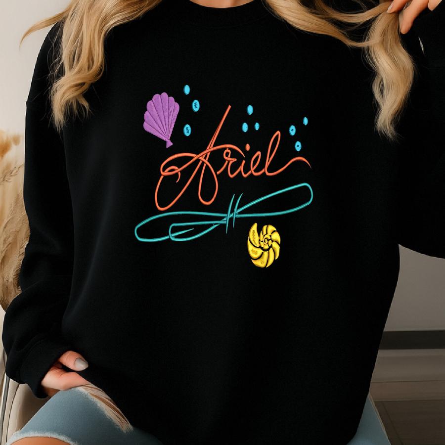 Ariel Sweatshirt: The Little Mermaid Princess Shirt Sweatshirt