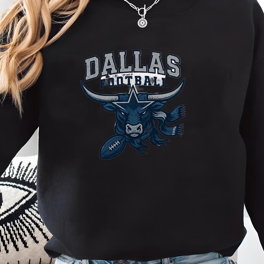 Retro Football Sweatshirt, Usa Game Day Time, Vintage Sports Fan Gift Sweatshirt