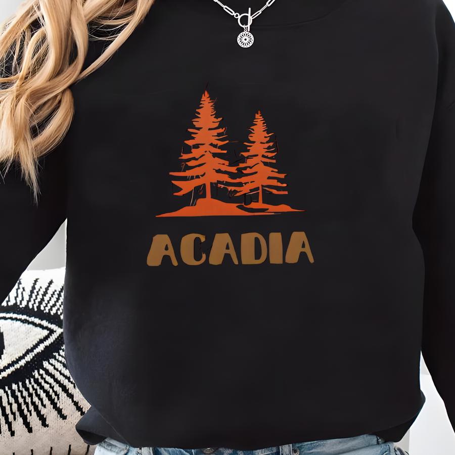 Acadia National Park Corduroy Hat, Retro Hiking Cap, Bar Harbor Maine Souvenir, Outdoor Adventure Gift, Camping Dad Hat Gift Sweatshirt