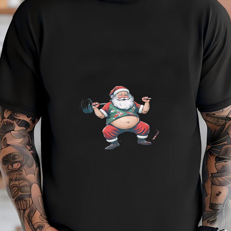 Funny Christmas Sweatshirt: You Ain't Gettin' Diddly Squat - Holiday Crewneck T-shirt