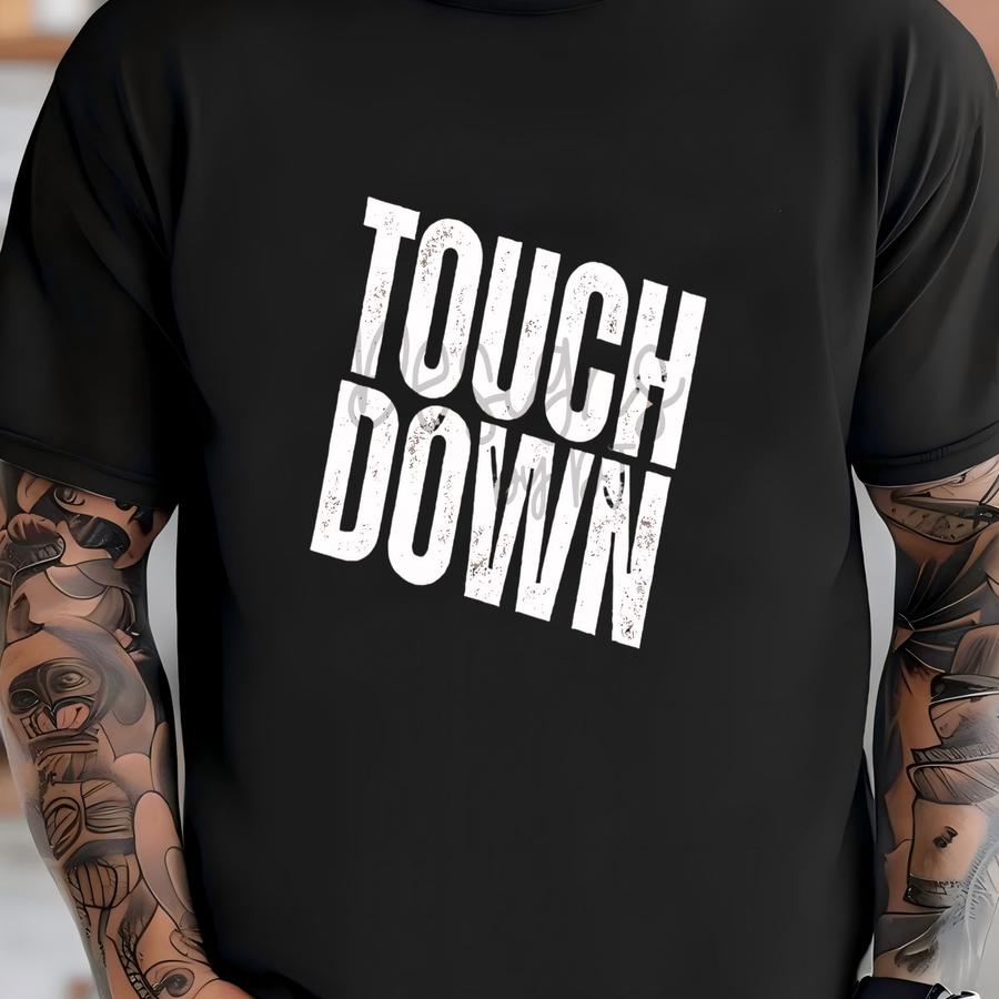Touch Down Football Png Game Day Png Friday Night Lights Png Football Mom Shirt Png Spirit Wear Png Football Mama Vintage Png Retro Png T-shirt
