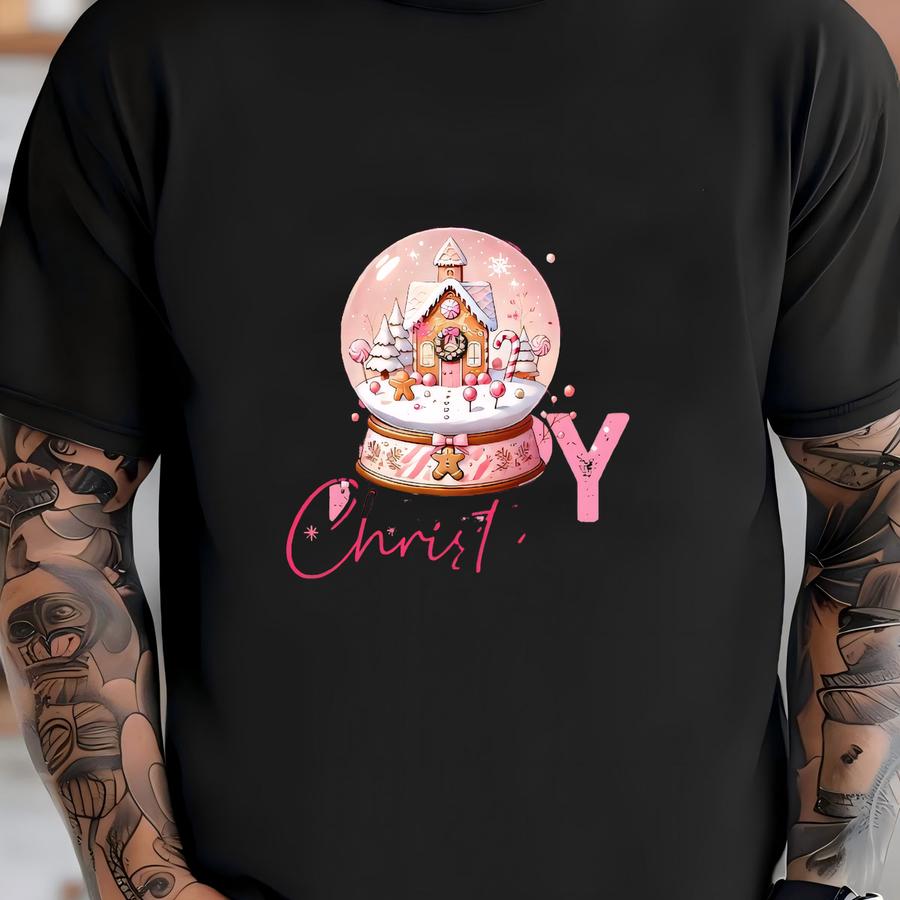 Christmas Snow Globe Shirt, Merry Christmas Shirt, Holiday Snow Globe Tee, Christmas Party Gift, Snowflakes Shirt, Christmas Family Hoodies T-shirt