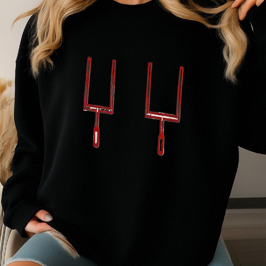 Texas Red Vs Oklahoma Sooners Sweatshirt: Oversized Drop Shoulder Fit Sweatshirt