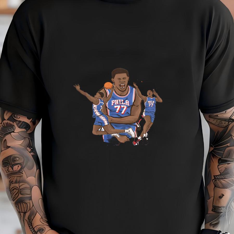 Vj Edgecombe Cartoon Style Philadelphia Basketball Hoodie T-shirt