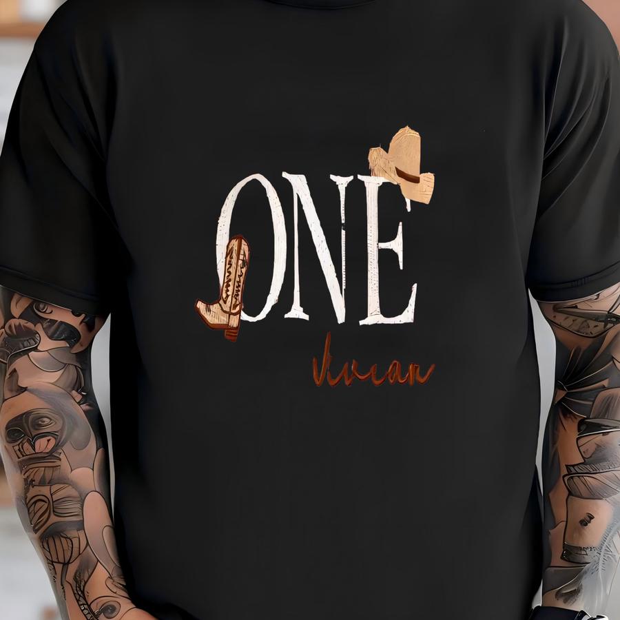 Cowboy First Birthday Romper: Wild One Corduroy Overalls T-shirt