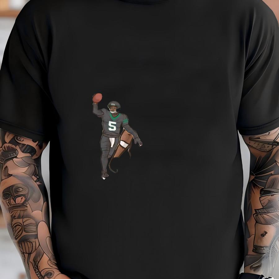 Garrett Wilson Cartoon Style New York Football Hoodie T-shirt