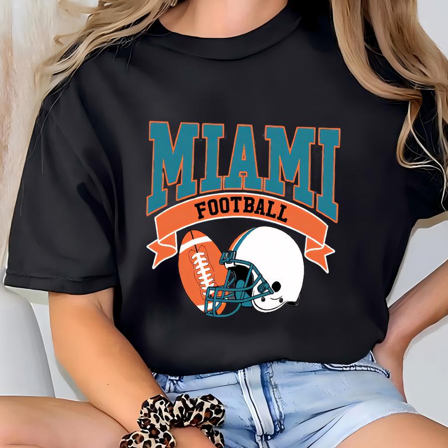 Retro Mascot Miami Hoodie, Miami Mama Fan Shirt, Vintage Style Mascot Game Day Hoodie, Tsf136 T-shirt