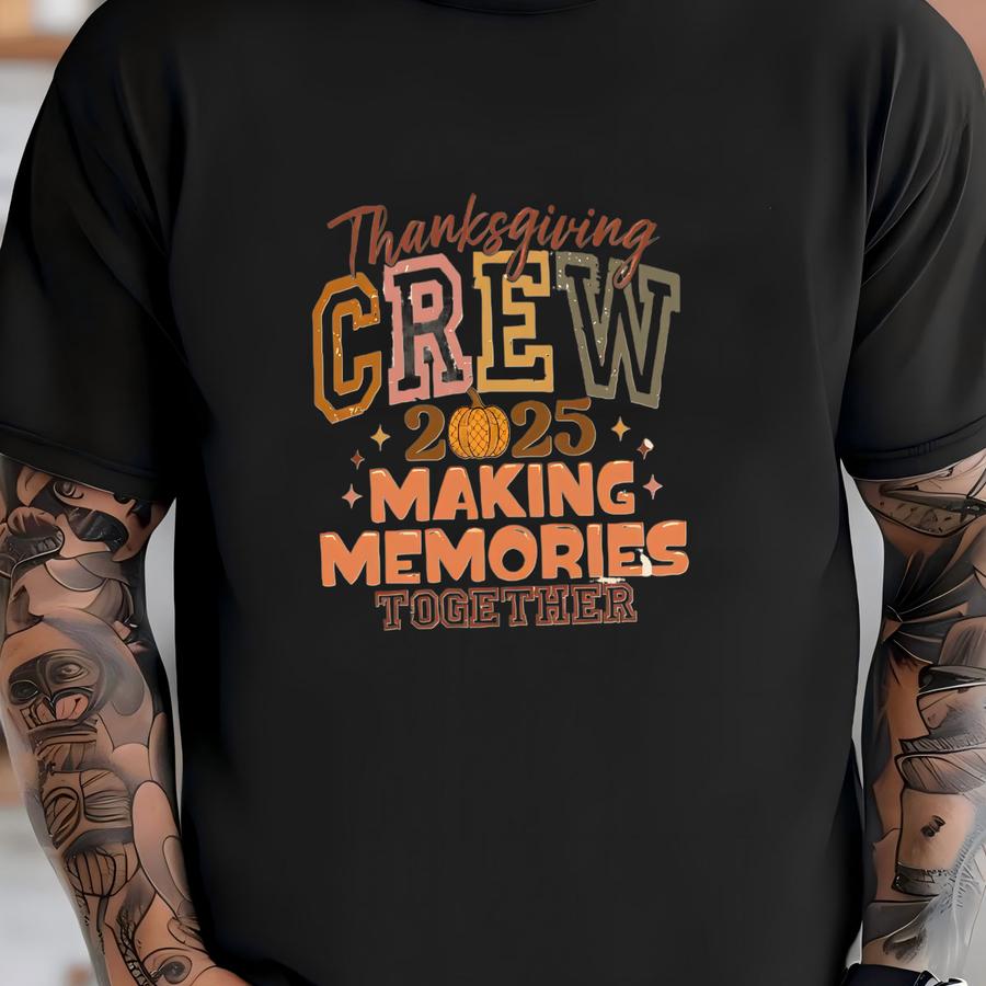 Thanksgiving Crew Hoodie 2025: Family Reunion Sweatshirt T-shirt