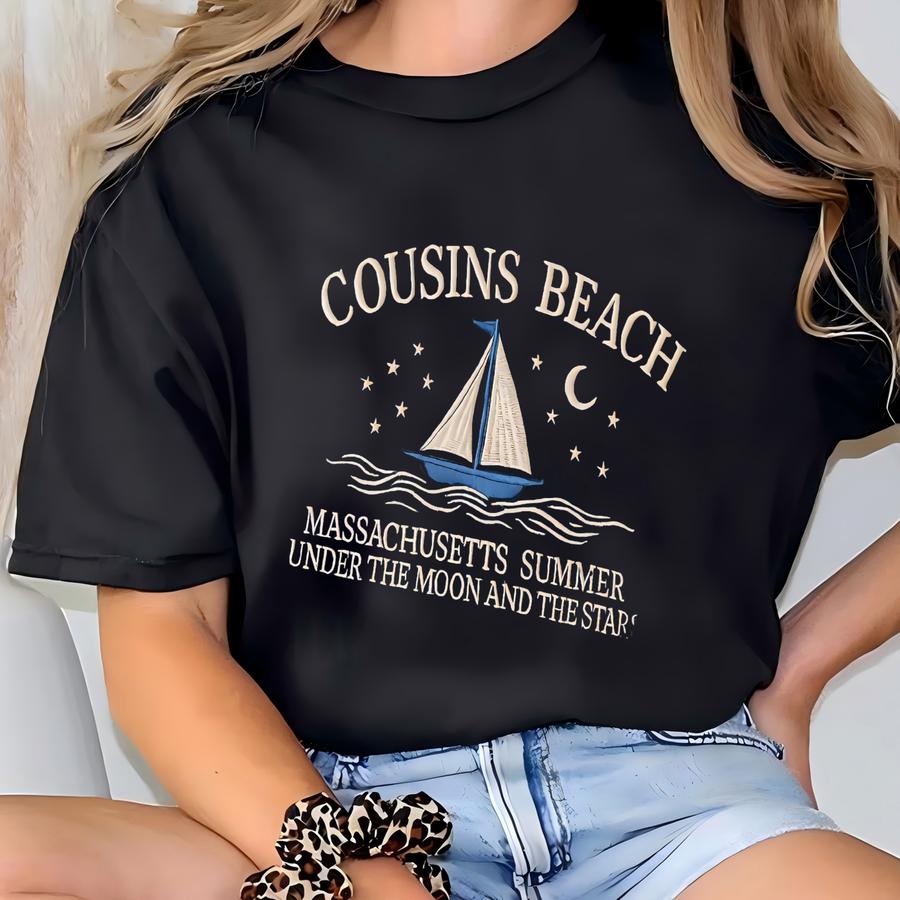 Cousins Beach Sweatshirt | The Summer I Turned Pretty Crewneck | Team Conrad Shirt | Tsitp Merch | Summer Beach Bookish Gift T-shirt