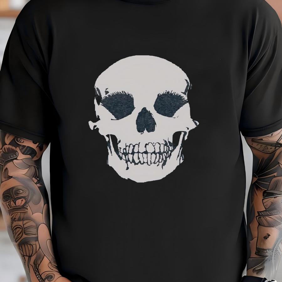 ® Shirt, Halloween Skull Face Shirt, Halloween Party Tee, Spooky Season, Skeleton Shirt, Skull Halloween Tee, Spooky Face Gift T-shirt