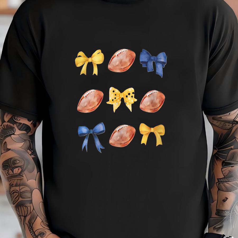 Coquette Blue And Gold Sweatshirt T-shirt