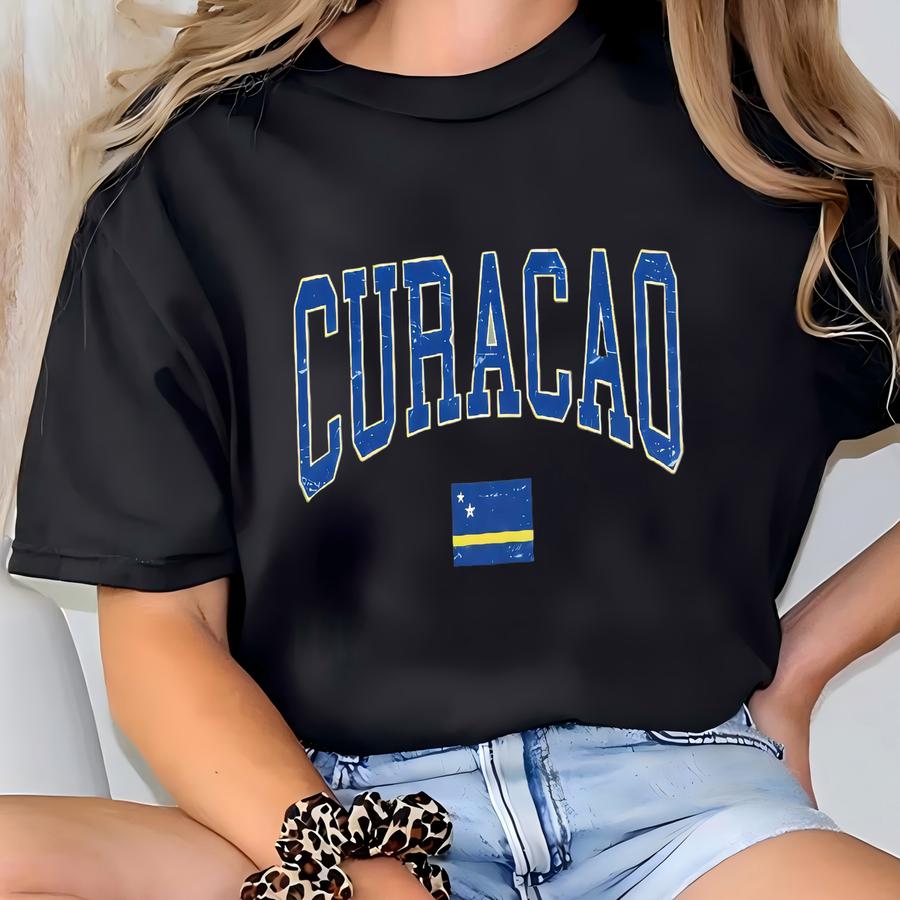 Curacao Hoodie: Caribbean Island Travel Sweatshirt T-shirt