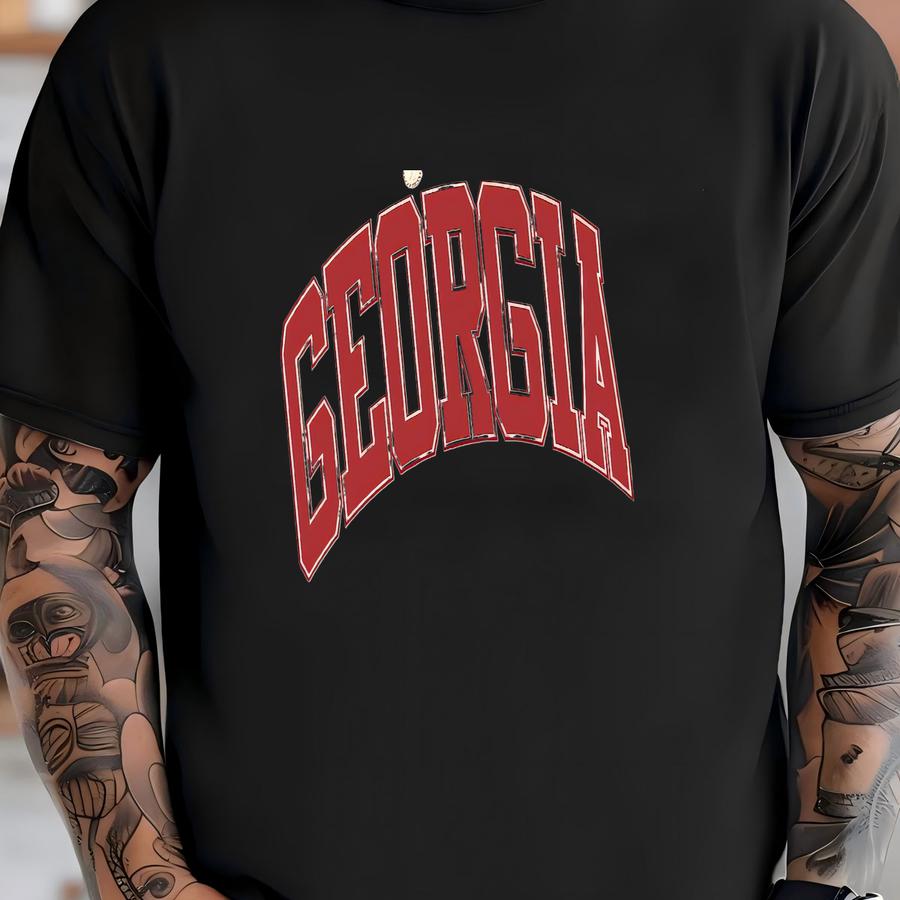 Georgia Sweatshirt, Oversized Sweatshirt, Georgia Football, Georgia Basketball Sweatshirt, Gift, Georgia Fan, Football Sweatshirt, Shirt T-shirt