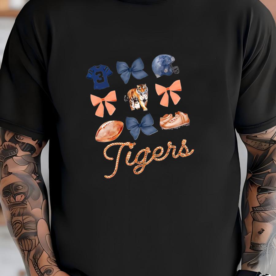 Baby Tigers Bow : Game Day Outfit, School Spirit T-shirt