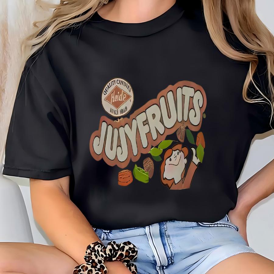 1990s Jujyfruits Fruit Gummy Snack Hoodie T-shirt