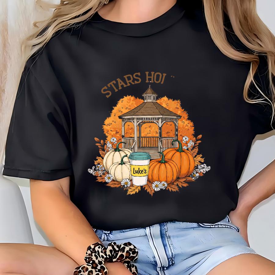 Stars Hollow Fall Shirt, Autumn Festival Tshirt, Where You Lead Tee, Cozy Fall Shirt, Lukes Diner Tee, Book Lovers Fall Tee. T-shirt
