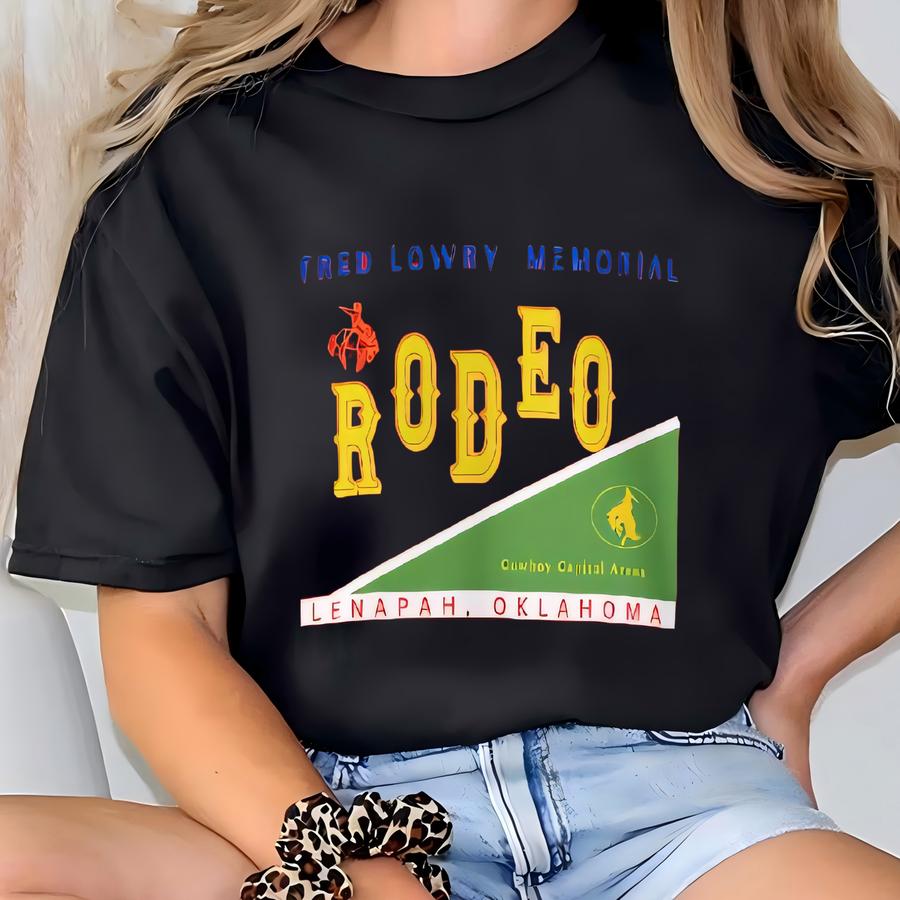 Rodeo Memorial Crewneck Sweatshirt | Unisex Cozy Top, Western Style Apparel, Event Souvenir, Gift For Rodeo Lovers T-shirt