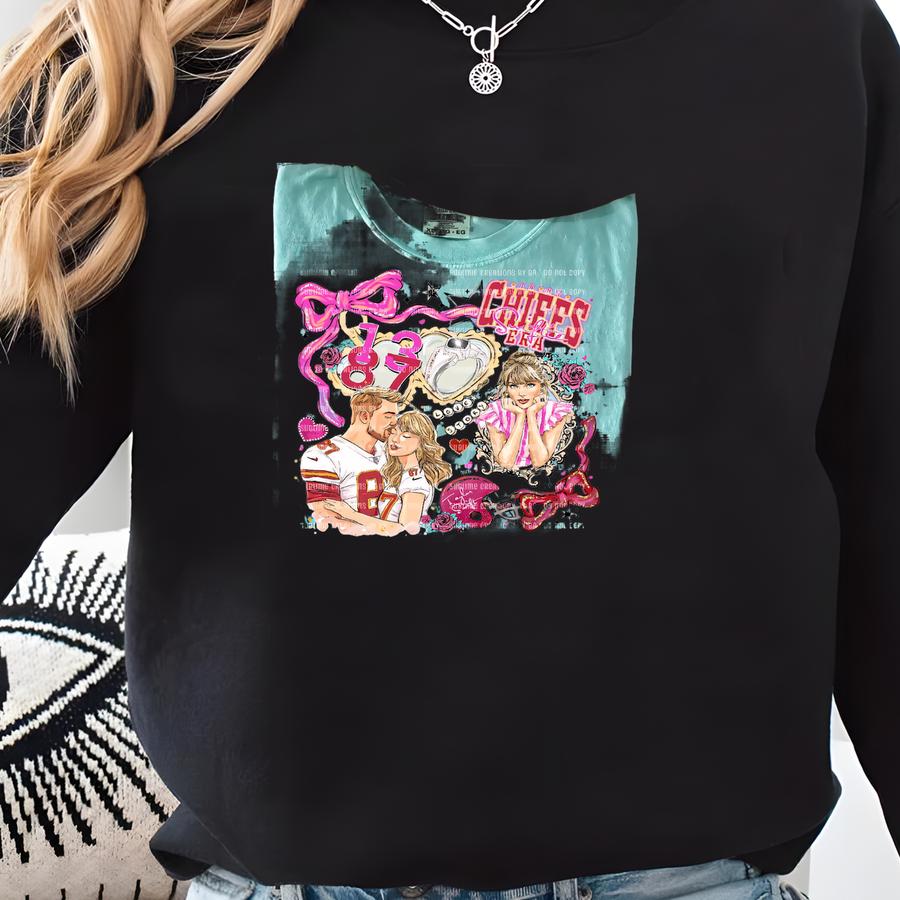 Engaged Era Shirt, Swiftie Bridal Tee, Love Story Engagement Gift For Bride, Coquette Lover Sweatshirt
