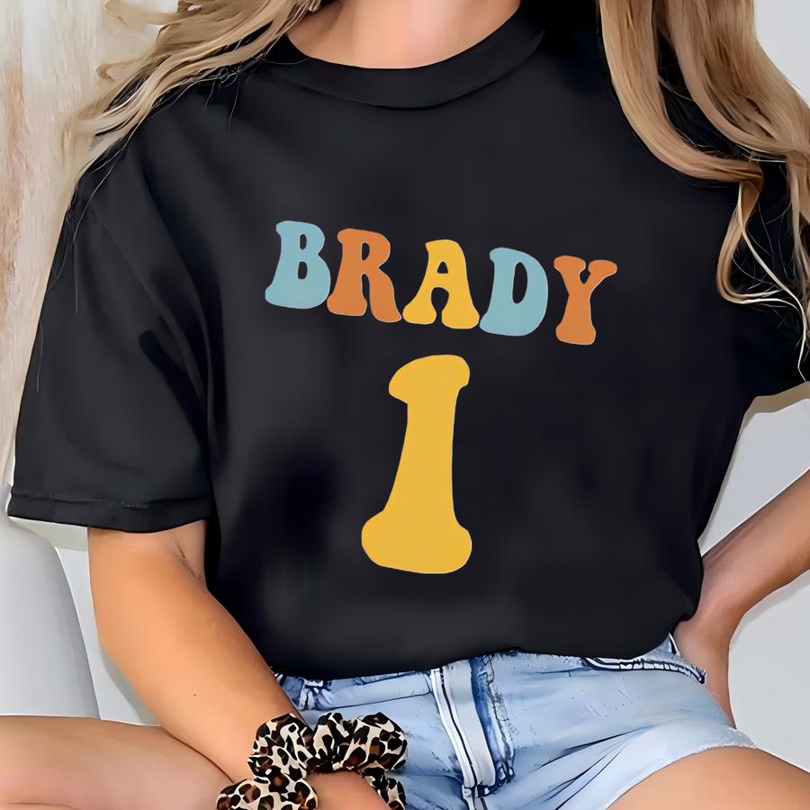 Personalized One Happy Boy Baby Romper, 1st Birthday Baby Outfit, First Birthday Bodysuit, Sun Themed Birthday Shower Gift For 1 Year Old T-shirt