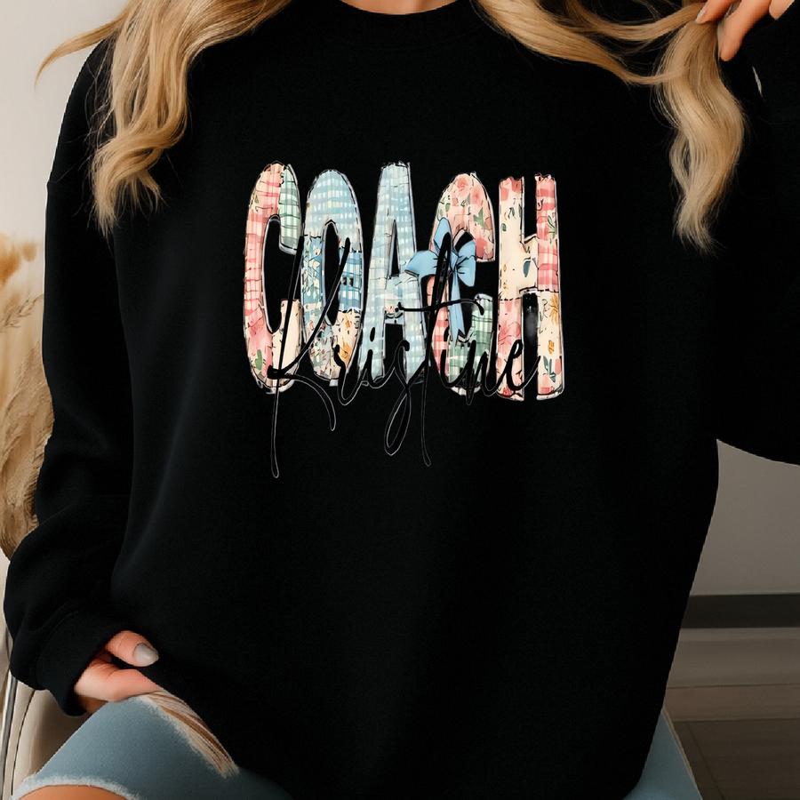 Personalized Sweatshirt: Custom Team Name, Sport Design Sweatshirt