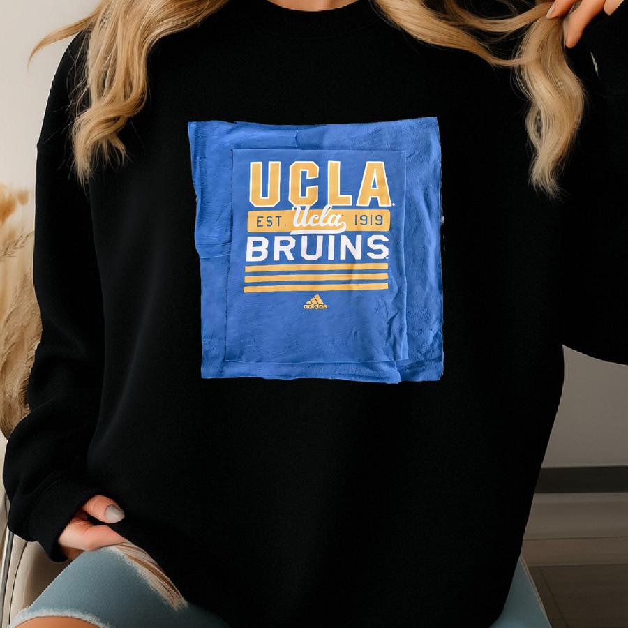 Ucla Denim Jacket W/ Hood | Ucla Apparel | Women's Ucla Jean Jacket Sweatshirt