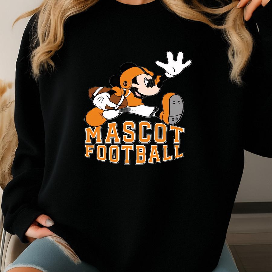 Custom Football Sweatshirt, Vintage Style Football Sweater, Personalized Football Fan Gift Hoodie, Game Day Sweatshirt Sweatshirt