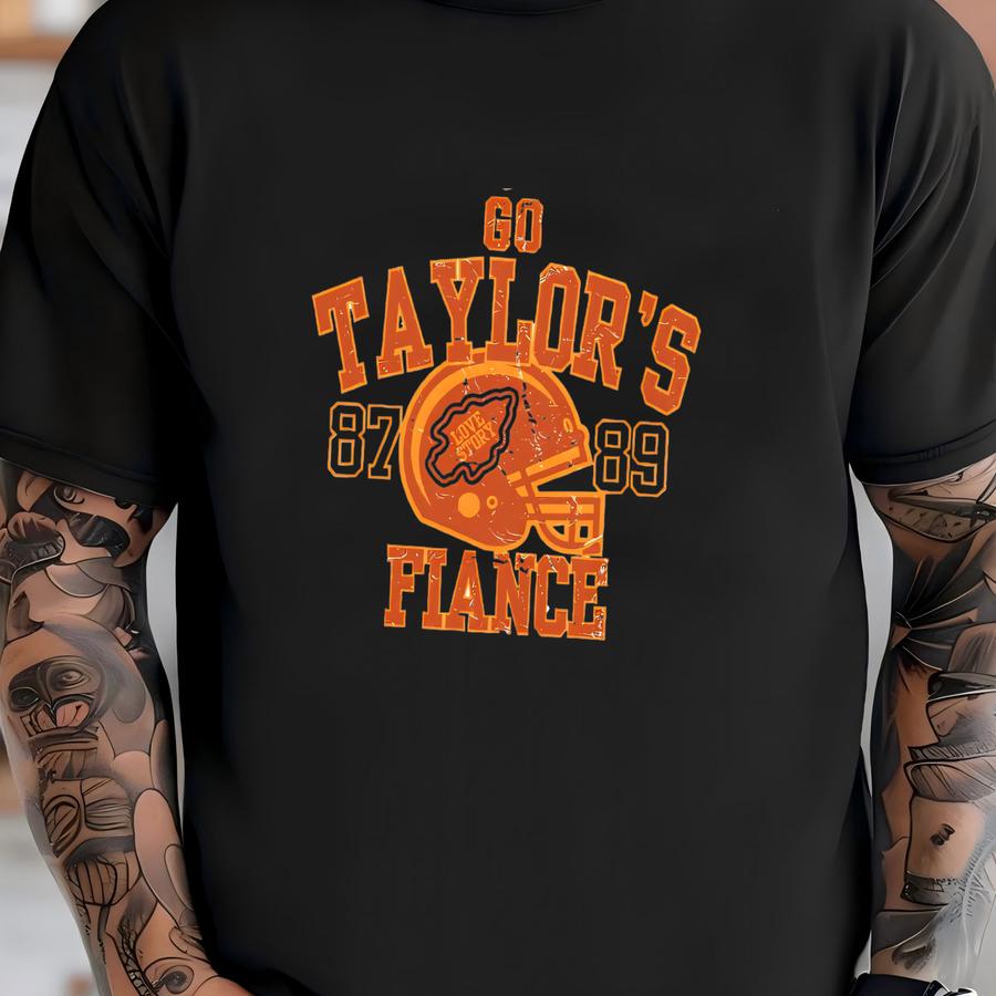 Go Taylor's Fiancé Sweatshirt, Go Taylor's Bf Retro Sweatshirt, Taylor Travis Crewneck, Cute Taylor's Fiance Sweater, Fiance Gift, Kc Crew T-shirt