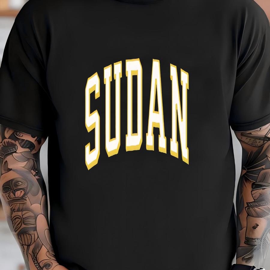 Sudan  Tee, Sudan Gift, Sudan Pride, Sudan Travel, Sudan Souvenir, Africa T-shirt