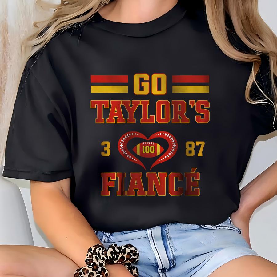 Go Taylor's Fiance Sweatshirt, Vintage Go Taylor's Fiance Tayvis Crewneck, Go Taylors Fiance Shirt, Taylor And Travis Shirt, Kc Fan Gifts T-shirt